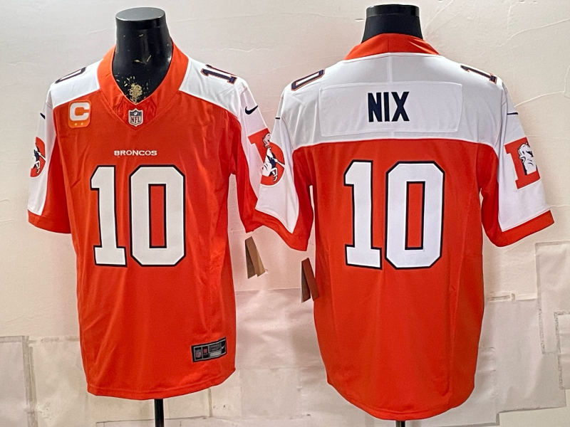 Men 2026 Denver Broncos #10 Nix orange Nike Limited NFL Jersey 0903003->denver broncos->NFL Jersey